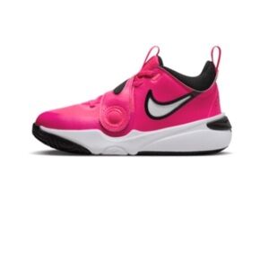 Nike Pink and Black Sneakers with Velcro Closure